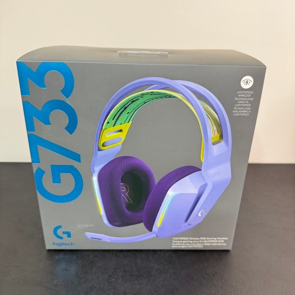 Logitech G733 Gaming Headset Lilac Lightspeed Wireless RGB 981-000889 New